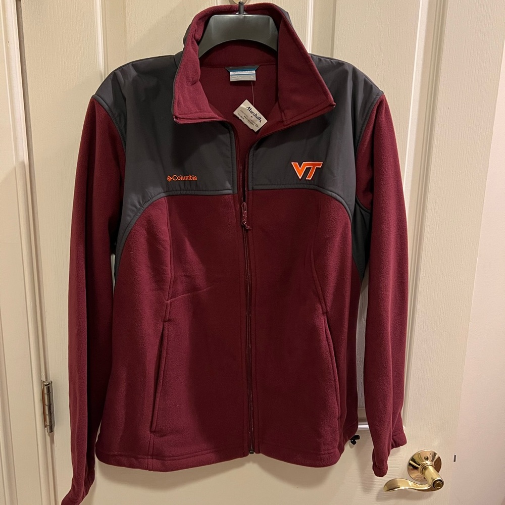 Columbia, Virginia Tech zip up XL